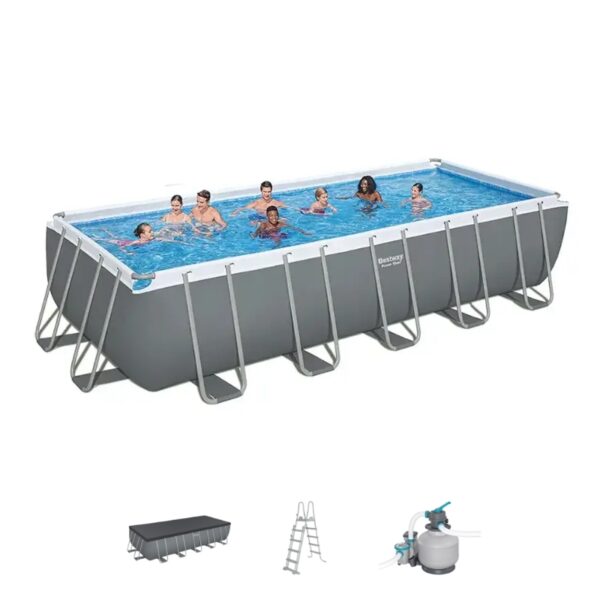 კარკასული აუზი BESTWAY 5612B, 640x274x132cm, 19281L