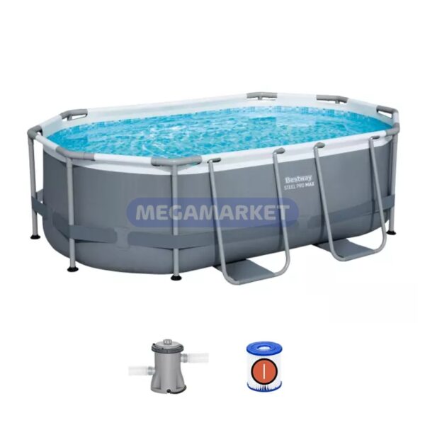 კარკასული აუზი BESTWAY 5614A, 305х200x84cm, 3668L (ფილტრით)