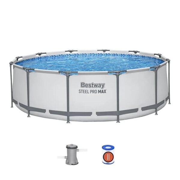 კარკასული აუზი BESTWAY 56260, 366x100cm, 9150L (ფილტრით)