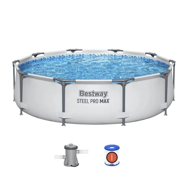 კარკასული აუზი BESTWAY 56408, 305x76cm, 4678L (ფილტრით)