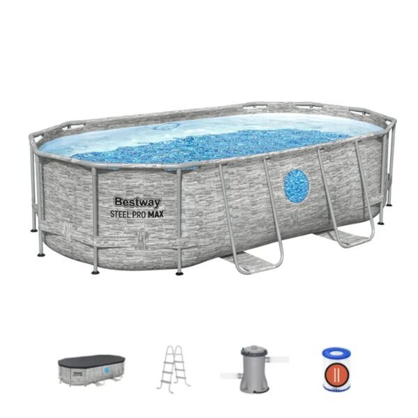 კარკასული აუზი BESTWAY 56714, 427x250x100cm, 7250L