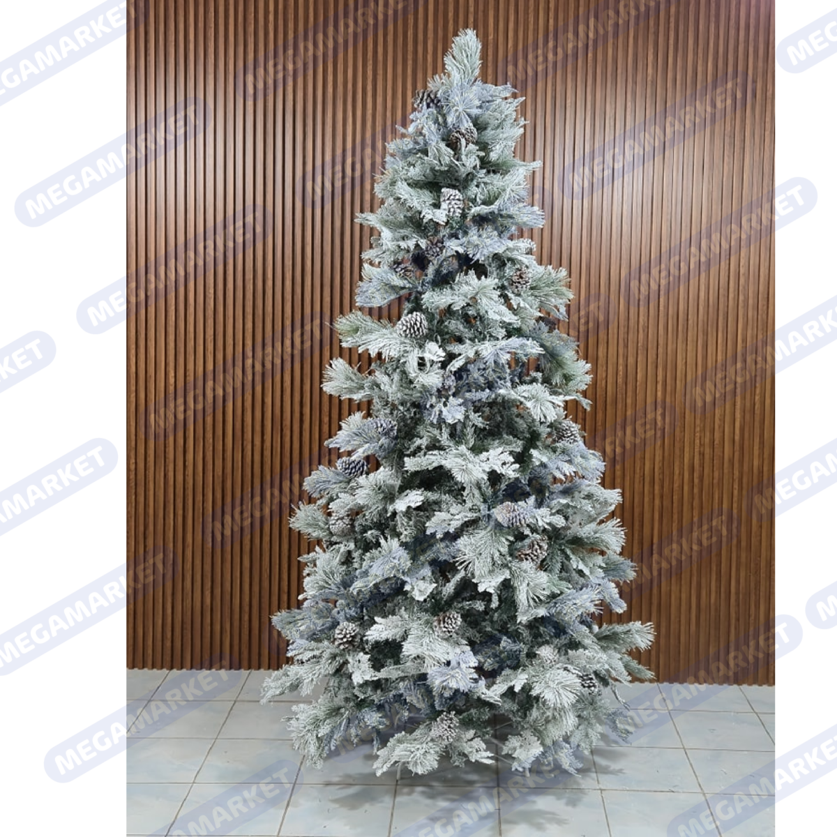 ნაძვის ხე ისრითი 240 სმ (საჩუქრად კალათი) - Image 2