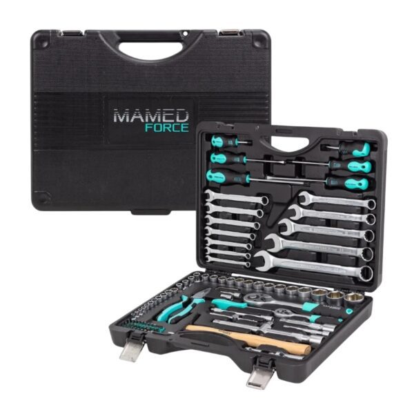 ხელსაწყოების ნაკრები MAMEDFORCE 57607 (110 ნაჭერი)