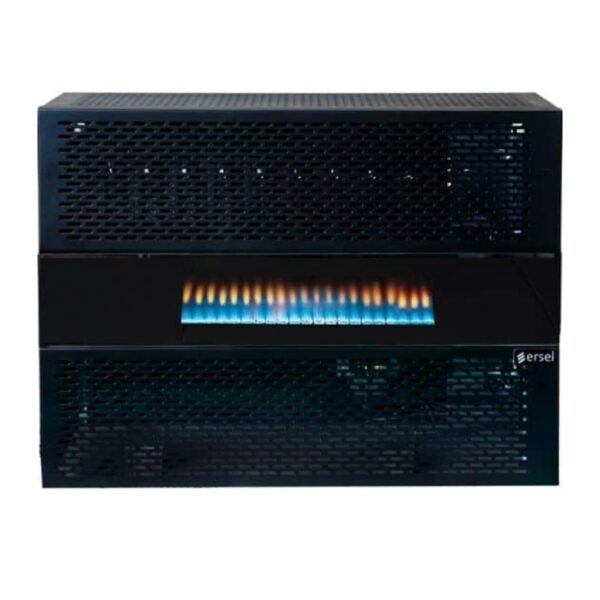 ERSEL 9000KCS Gas Heater, 80-100m², Black
